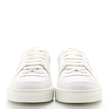Chanel Calfskin CC Womens Sneakers 40 White 2 of 12