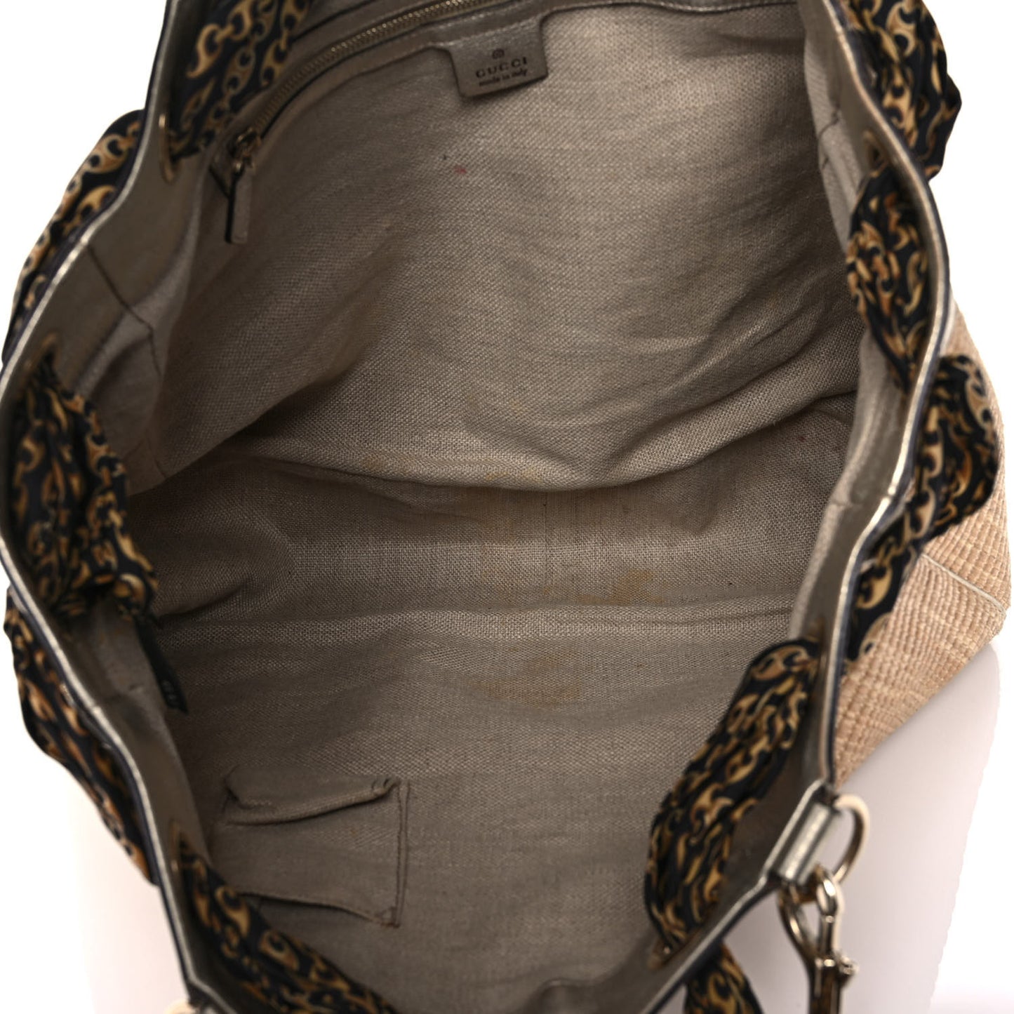 Natural Straw Large Positano Tote