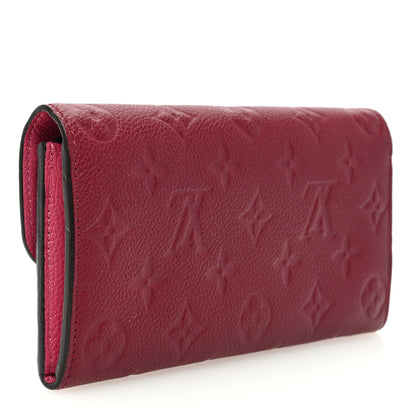 Louis Vuitton Empreinte Emilie Wallet Raisin 3 of 6