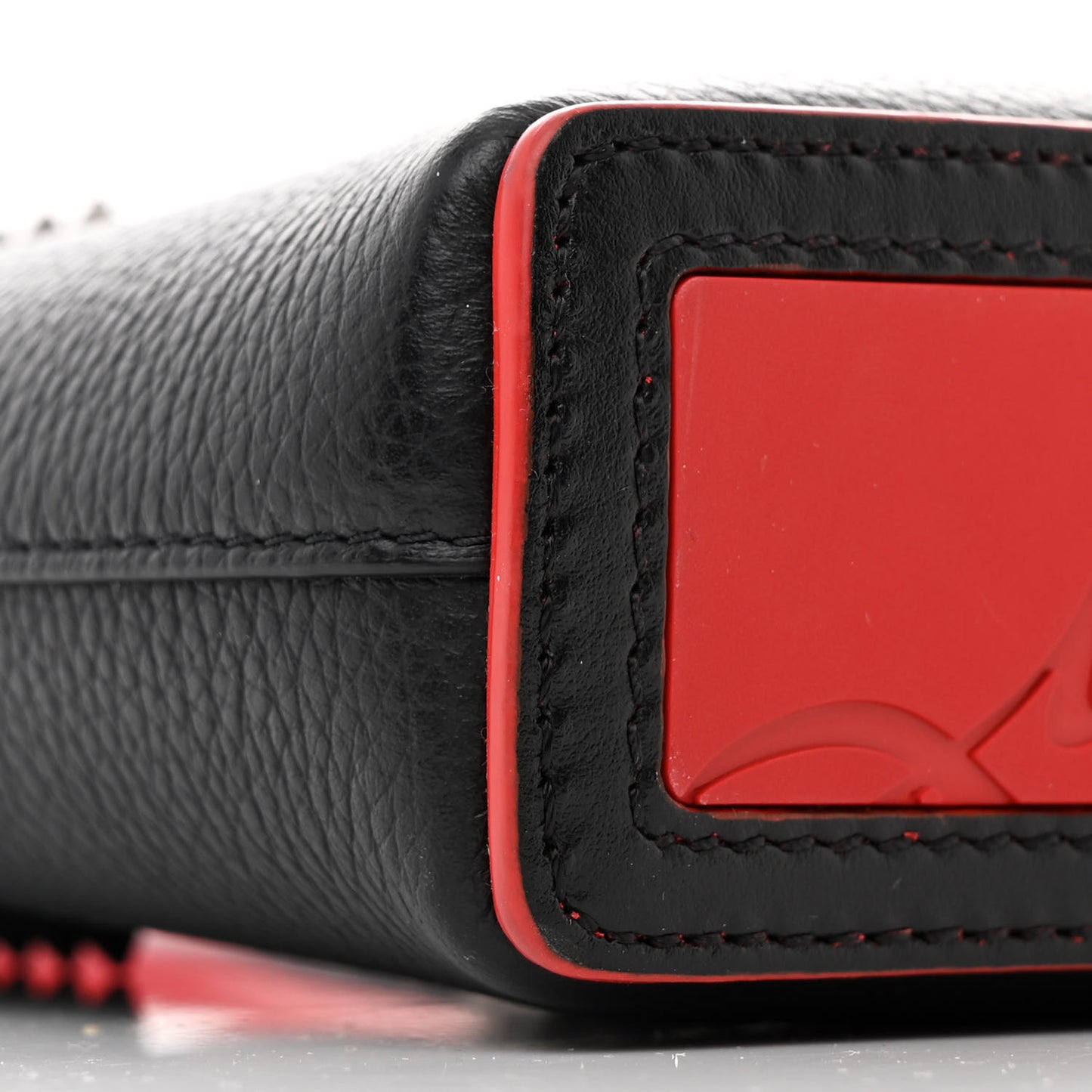 Calfskin Spikes Mini North South Cabata Tote  Black