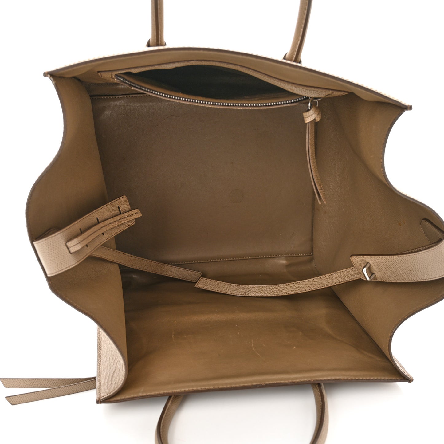 Baby Grained Calfskin Medium Phantom Luggage Taupe