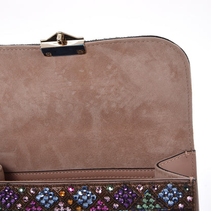 Valentino Garavani Vitello Crystal Embellished Small Glam Lock Rockstud Flap Multicolor 9 of 10