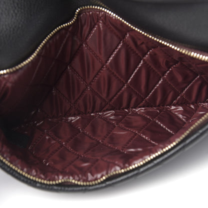 Chanel Caviar Quilted CC Beauty Clutch Black 6 of 11