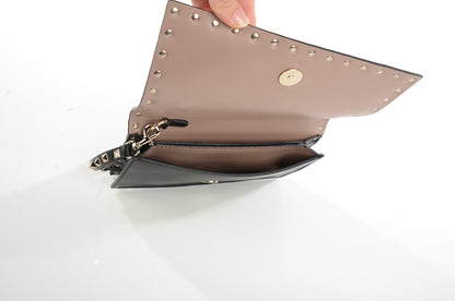 Valentino Garavani Nappa Small Rockstud Wristlet Clutch Black 5 of 7