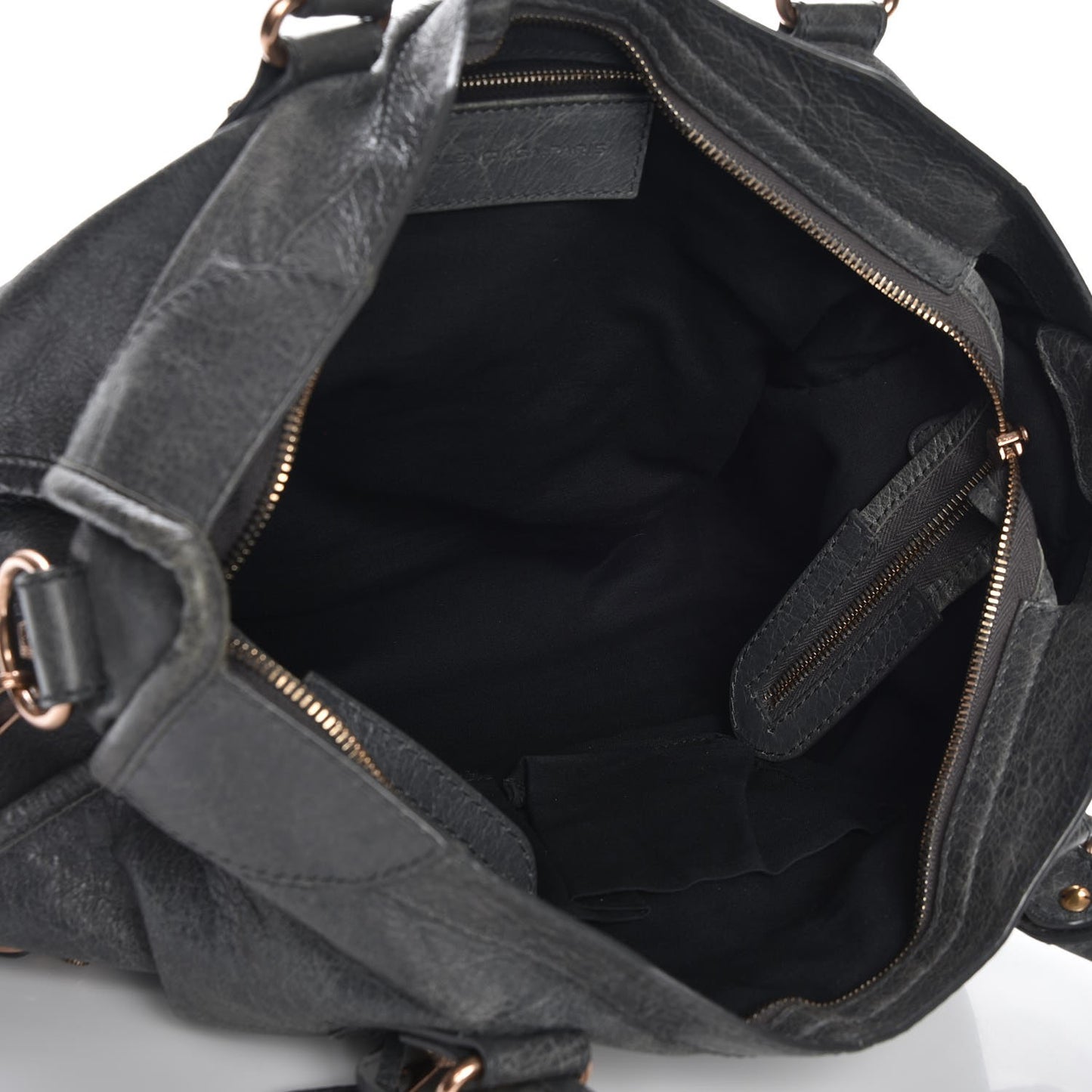 Agneau Giant 12 Rose Gold Hardware City Gris Tarmac