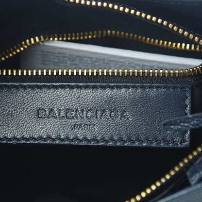 Balenciaga Chevre Gold Metallic Edge Hardware Hip Bleu Nuit 6 of 10