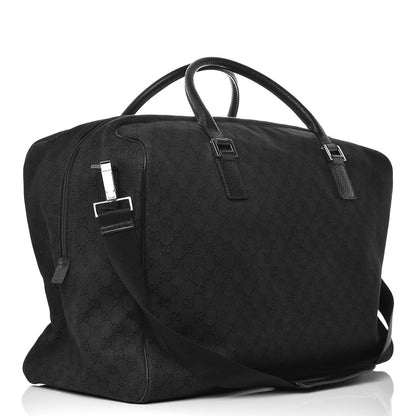 Gucci Denim Monogram Large Duffle Black 3 of 9