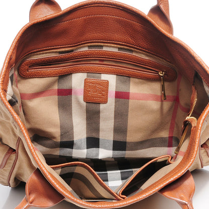 Burberry Suede Logo Tote 5 of 7