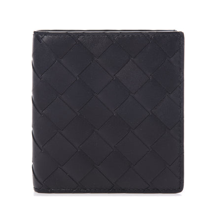 Bottega Veneta Nappa Maxi Intrecciato Bi-Fold Wallet Black 1 of 6