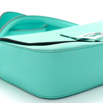 Fendi X TIFFANY Nappa Silver Baguette Blue Tiffany Silver 8 of 12
