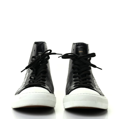 Louis Vuitton Damier Tartan Tattoo Sneaker Boots 9 Black 2 of 10