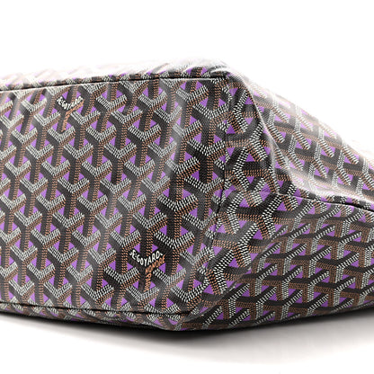 Goyard Goyardine Saint Louis Claire Voie PM Black Violet 11 of 14