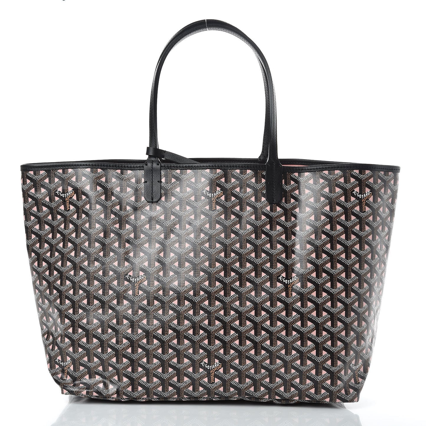 Goyardine Saint Louis Claire Voie PM Black Rose Pink