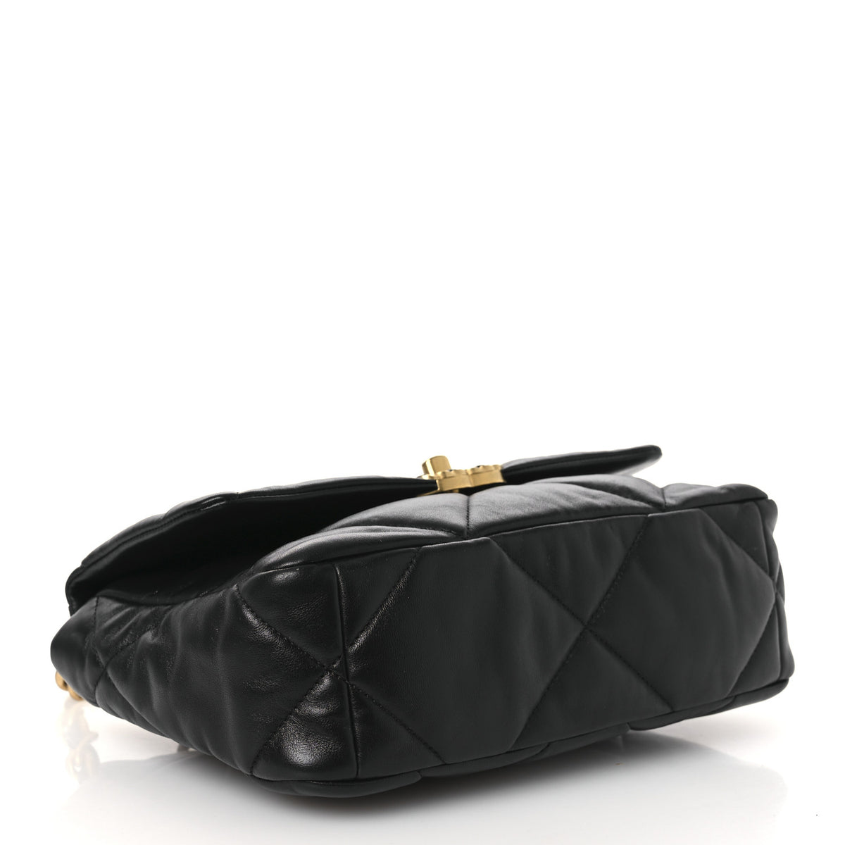 Chanel Lambskin Quilted Medium Chanel 19 Flap Black 4 of 12