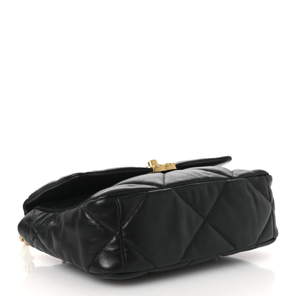Chanel Lambskin Quilted Medium Chanel 19 Flap Black 4 of 12