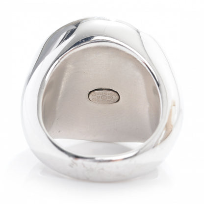 Chanel Metal N°5 CC Ring Silver 6.5 5 of 6