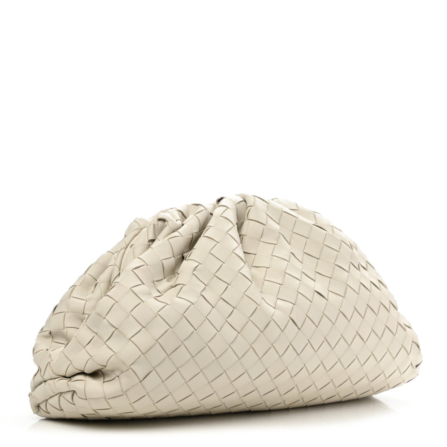 Nappa Maxi Intrecciato The Pouch Oversized Clutch Plaster