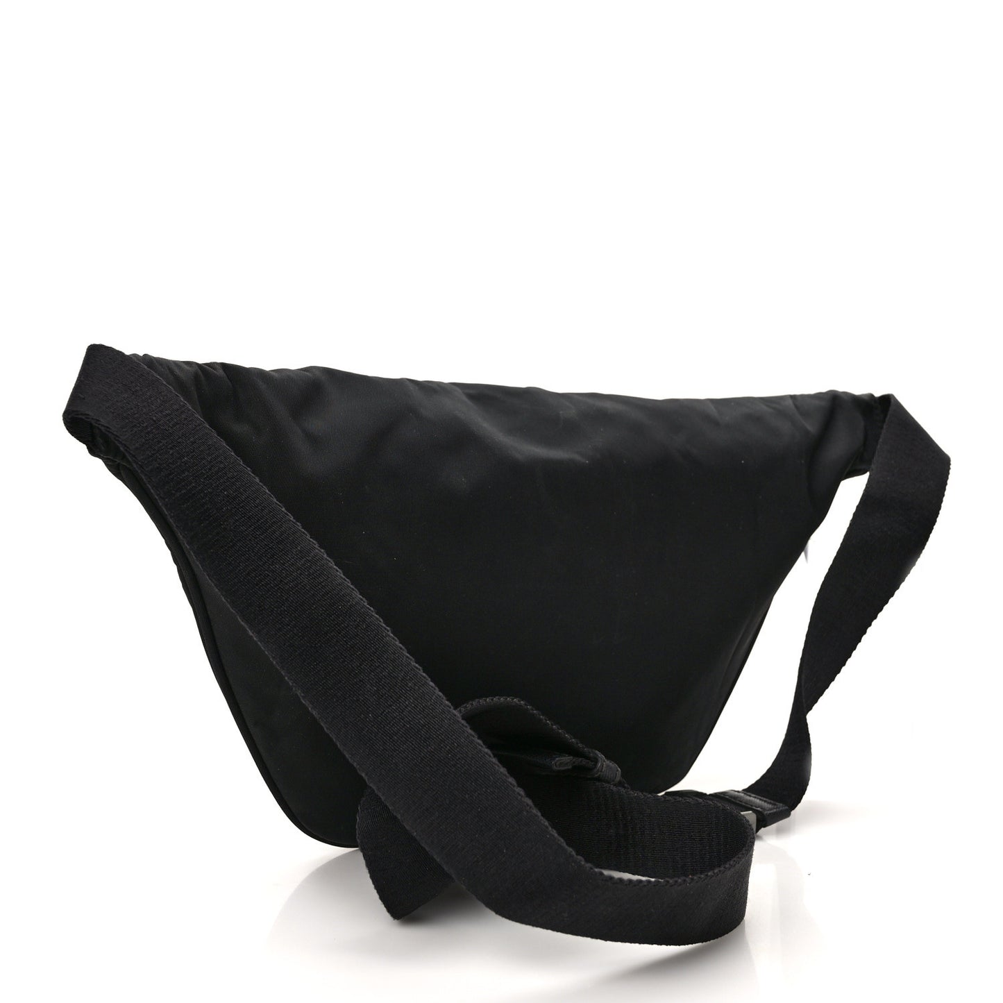 Tessuto Re-Nylon Saffiano Belt Bag Black