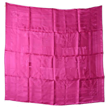 Hermes Silk Les Sangles Scarf 90 Fuchsia 2 of 5