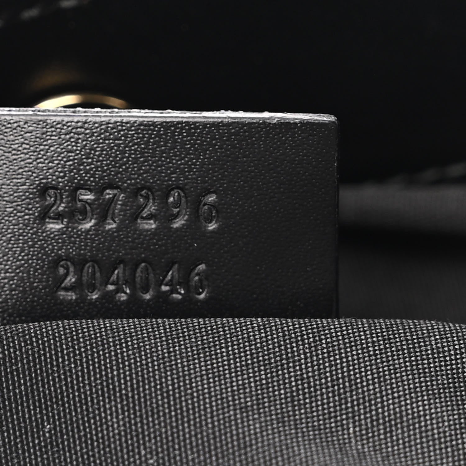 Gucci Canvas Signature Hobo Shoulder Bag Black 7 of 10