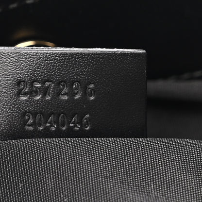 Gucci Canvas Signature Hobo Shoulder Bag Black 7 of 10