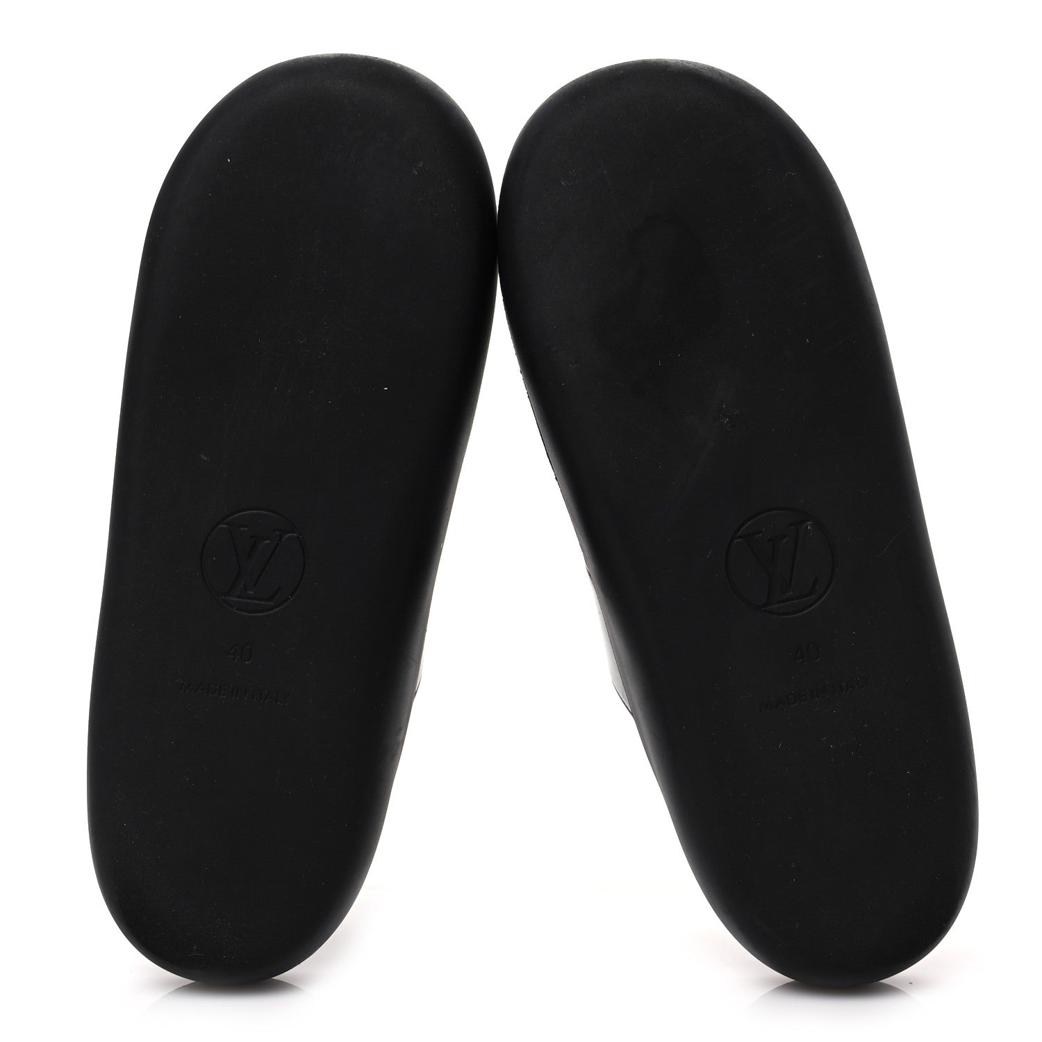 Louis Vuitton Monogram Sunbath Flat Mule Sandals 40 Black 5 of 7