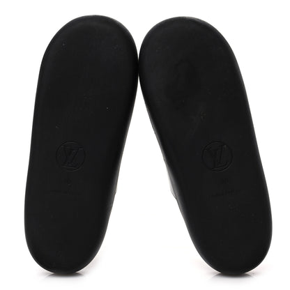 Louis Vuitton Monogram Sunbath Flat Mule Sandals 40 Black 5 of 7