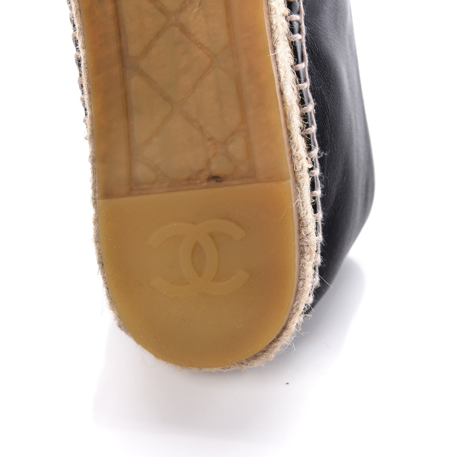 Chanel Lambskin CC Espadrilles 39 Black 11 of 13