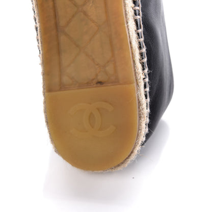 Chanel Lambskin CC Espadrilles 39 Black 11 of 13