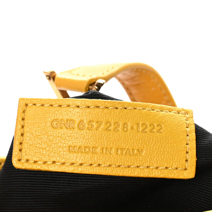Saint Laurent Eelskin Le 5 A 7 Hobo Mimosa Yellow 7 of 10