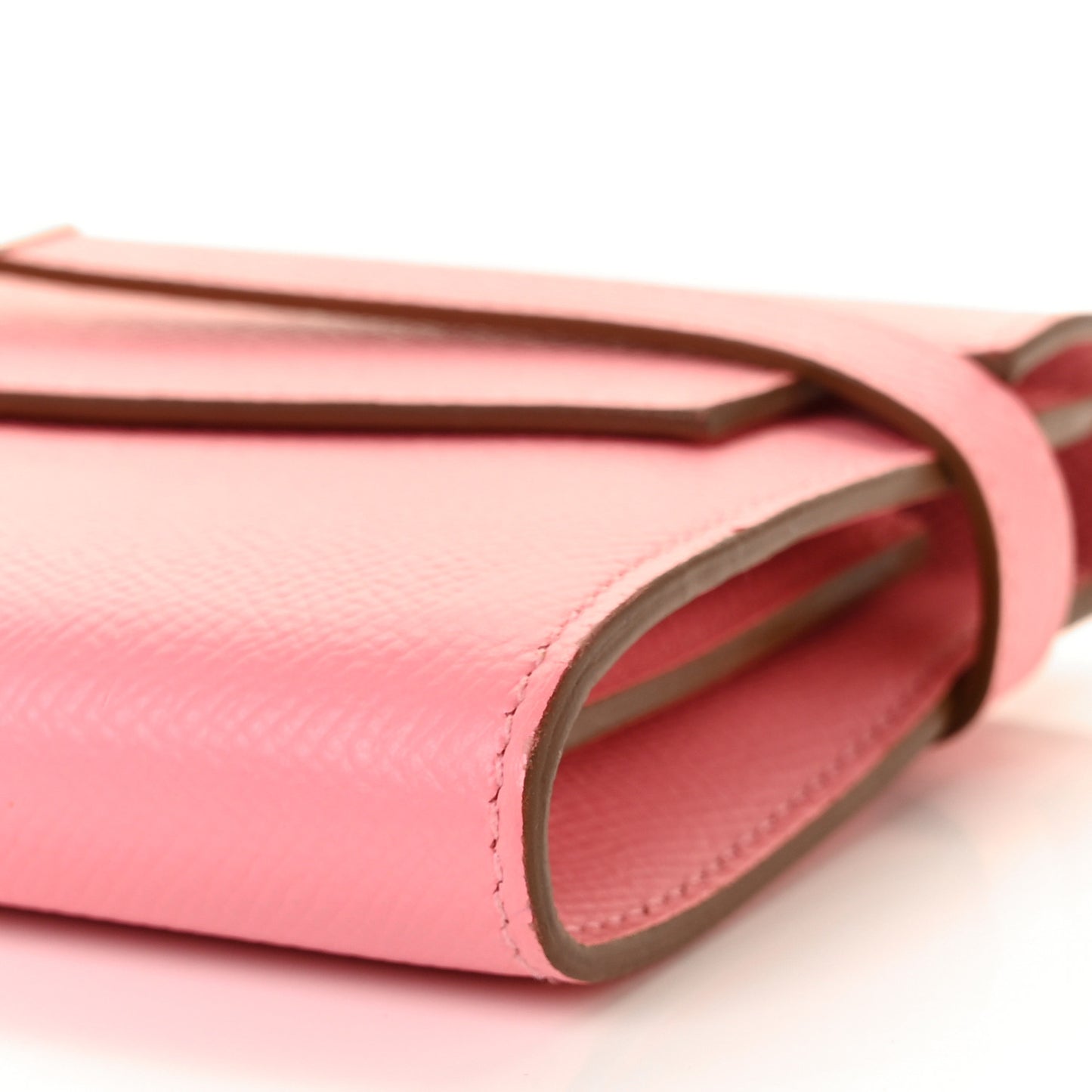 Epsom Kelly Longue Wallet Rose Confetti