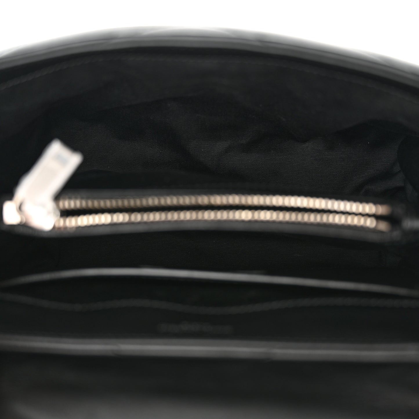 Calfskin Y Quilted Monogram Small Loulou Crossbody Bag Black