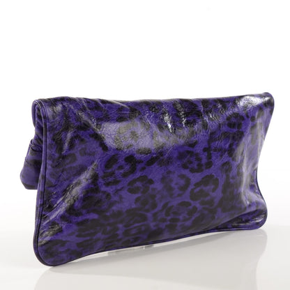 Mulberry Leopard Mitzy Clutch Grape 3 of 12