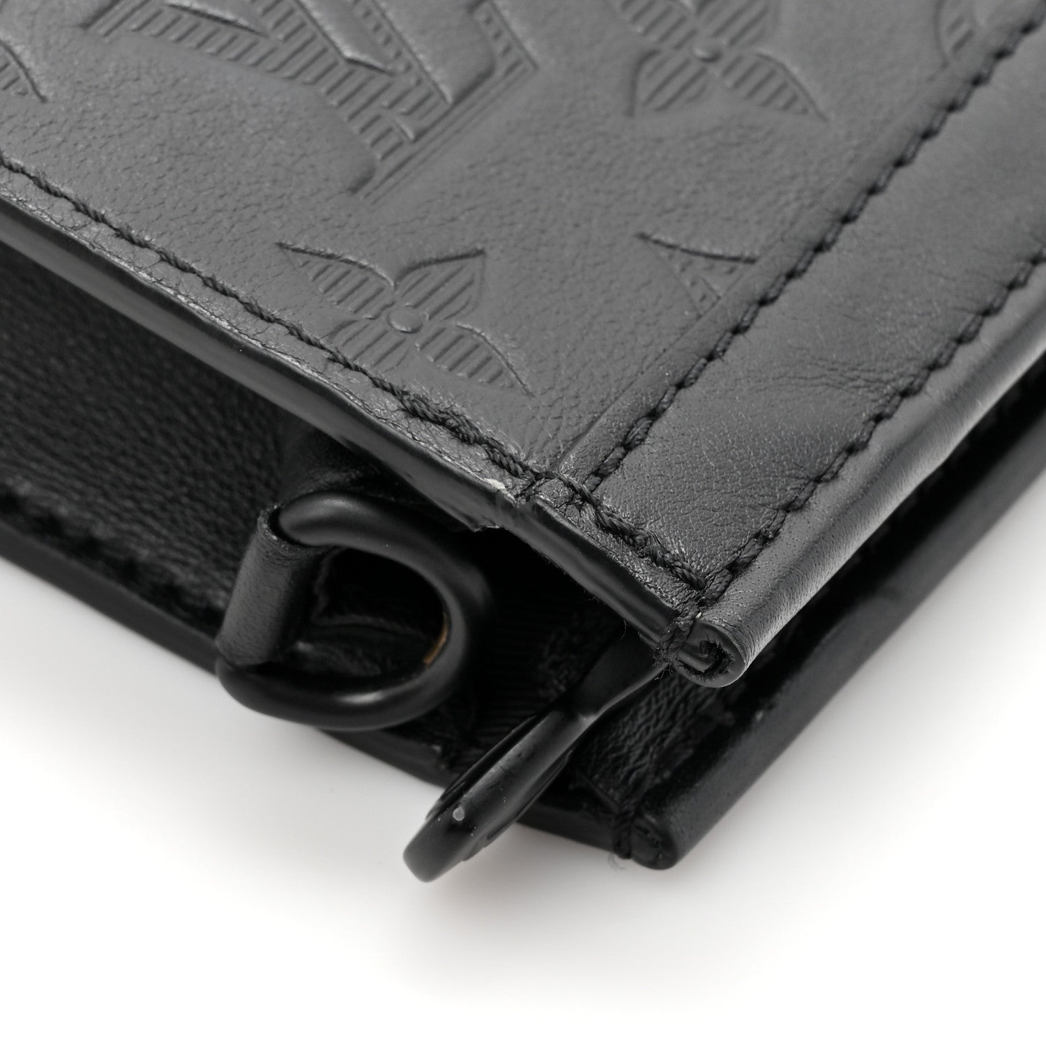 Louis Vuitton Calfskin Monogram Shadow Gaston Wearable Wallet 12 of 12