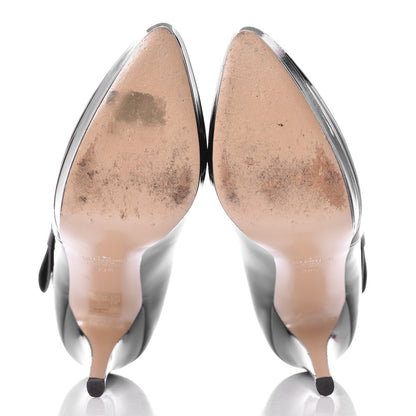 Valentino Garavani Patent Bow Mary Jane Platform Pumps 39.5 Black 12 of 12