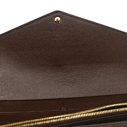 Louis Vuitton Damier Ebene Sarah Wallet NM 9 of 16