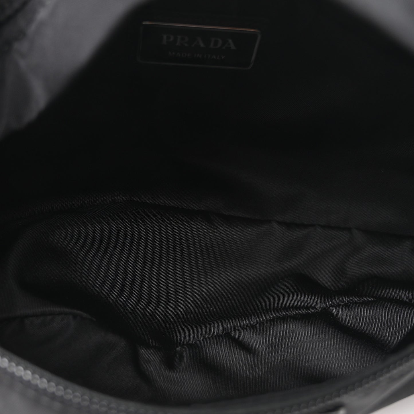 Re-Nylon Saffiano Belt Bag Black