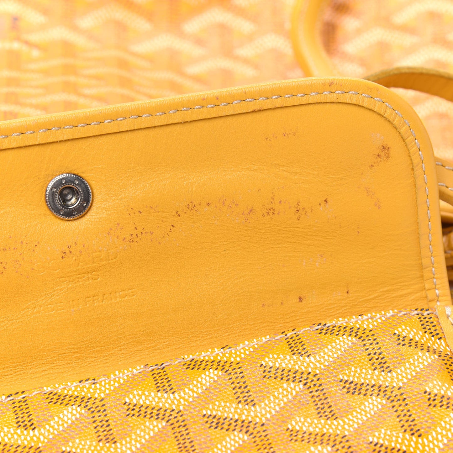 Goyardine Saint Louis PM Yellow