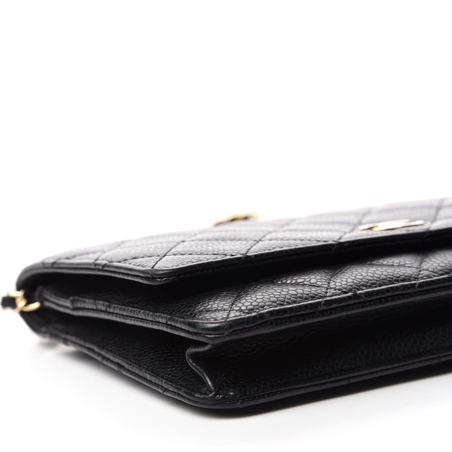 Chanel Caviar Quilted Wallet On Chain WOC Black 6 of 12