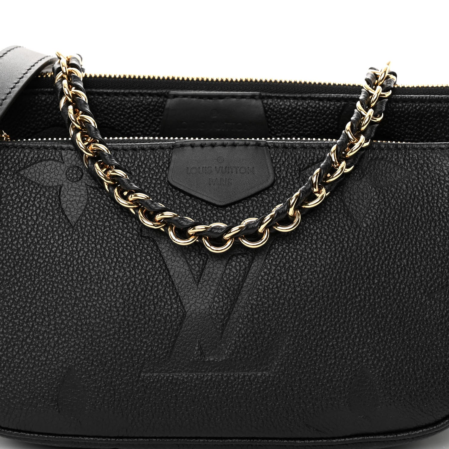 Louis Vuitton Empreinte Monogram Giant Multi Pochette Accessories Black 8 of 10
