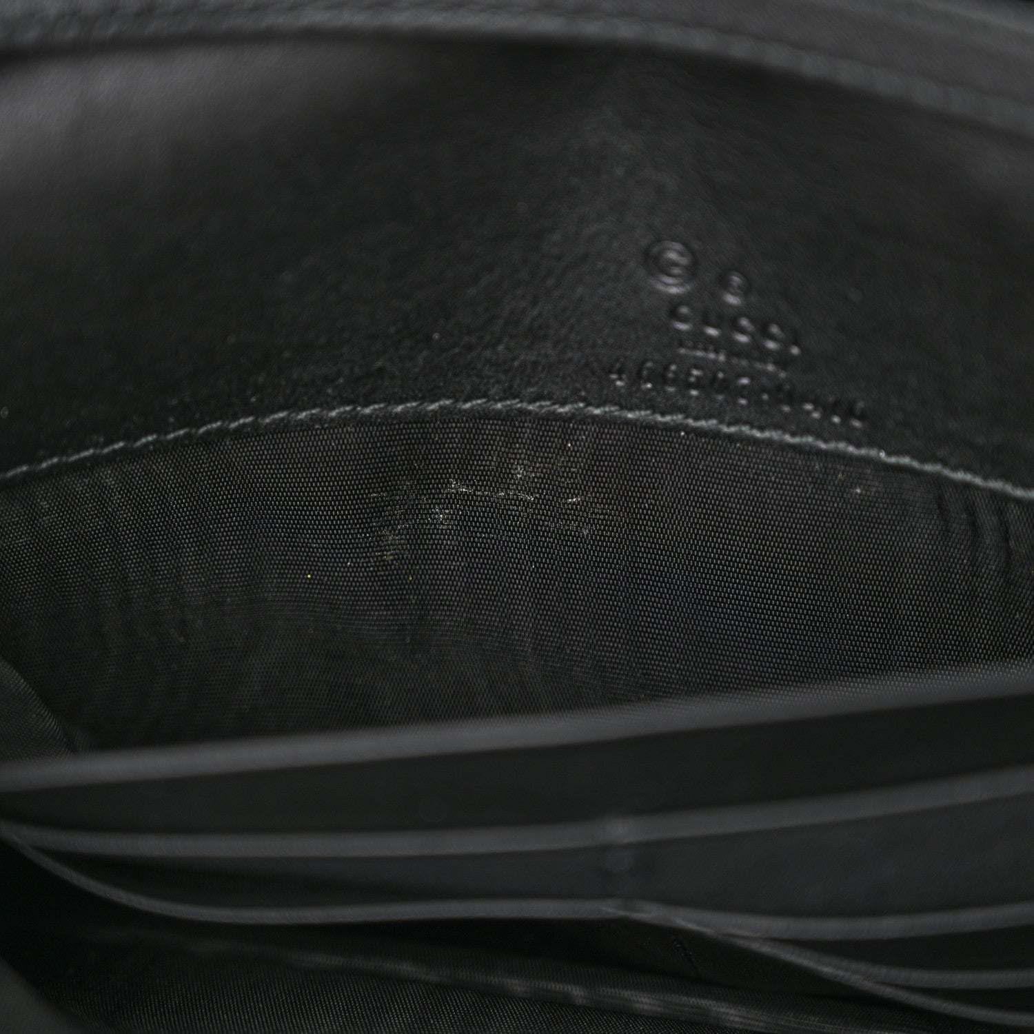 Gucci Microguccissima Crossbody Wallet Black 11 of 14