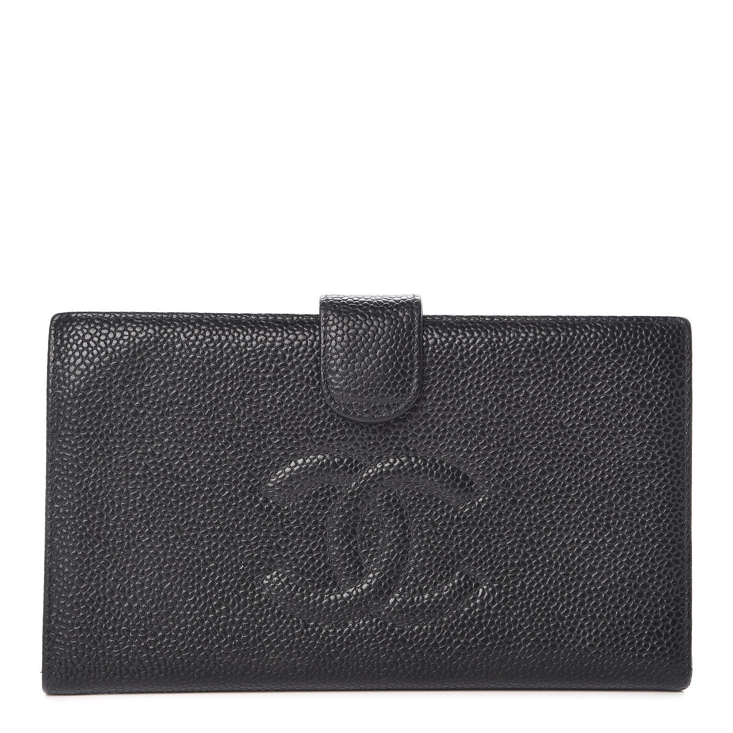 Chanel Caviar Timeless CC French Wallet Black 1 of 8