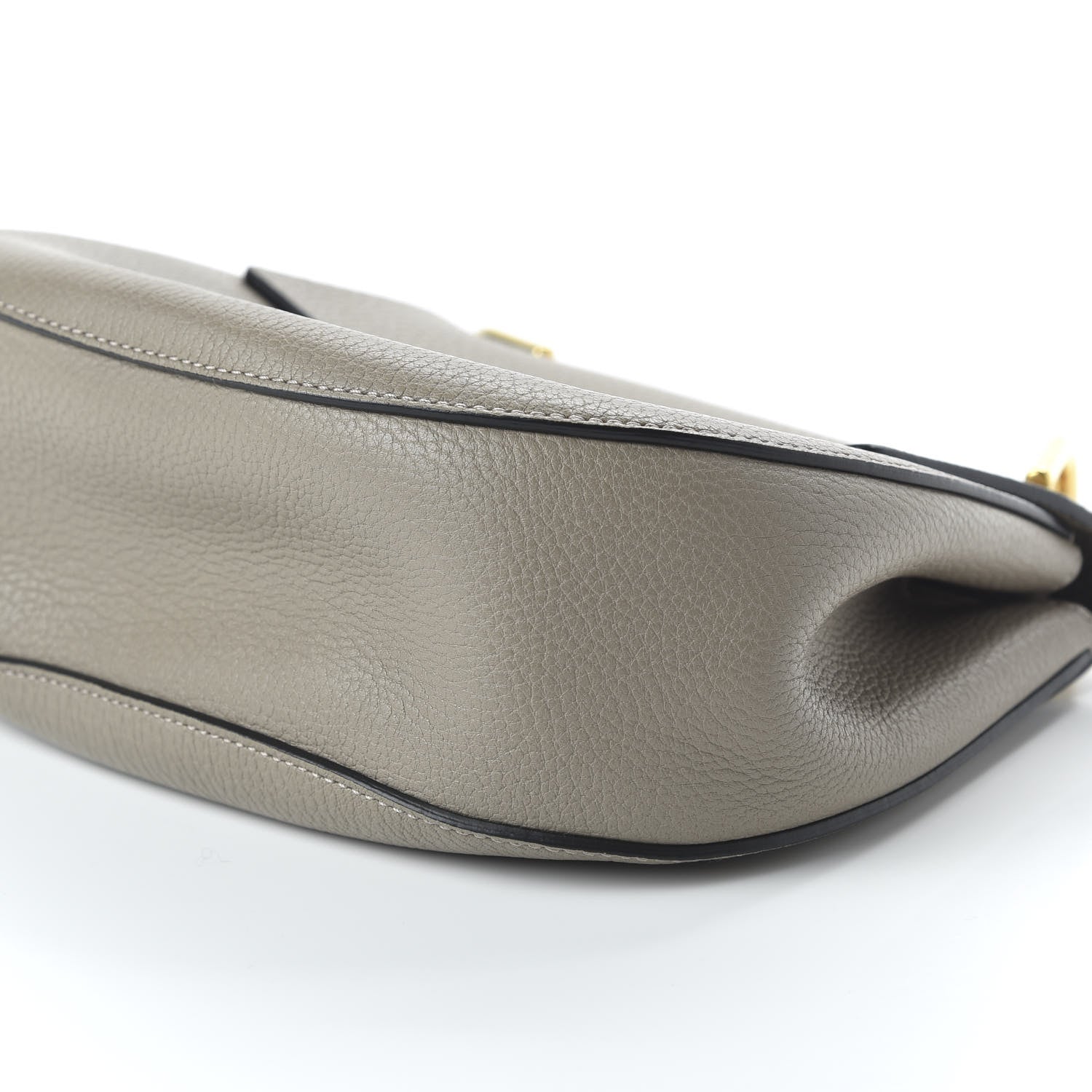 Chloe Grained Lambskin Drew Shoulder Bag Motty Grey 7 of 9
