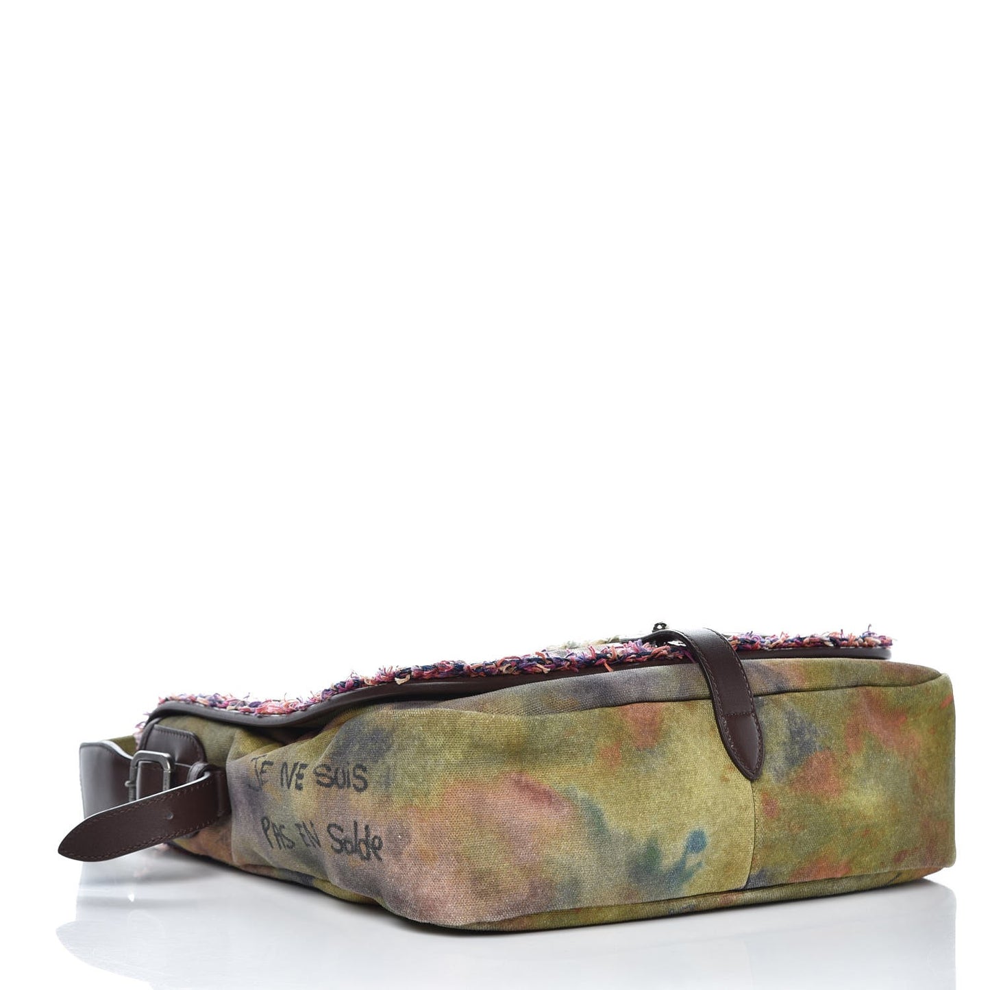 Washed Toile Graffiti On The Pavements Messenger Khaki Multicolor