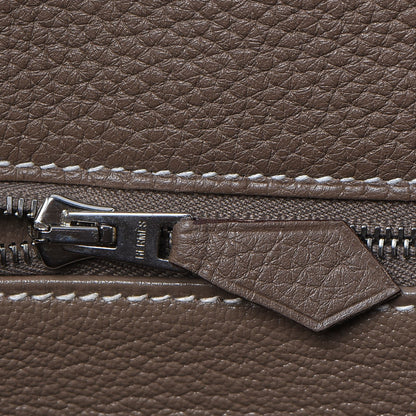 Hermes Taurillon Clemence Retourne Kelly 40 Etoupe 15 of 36