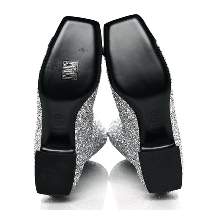 Chanel Glitter Patent Calfskin Cap Toe Fantasy High Boots 35.5 Multicolor Black 5 of 7