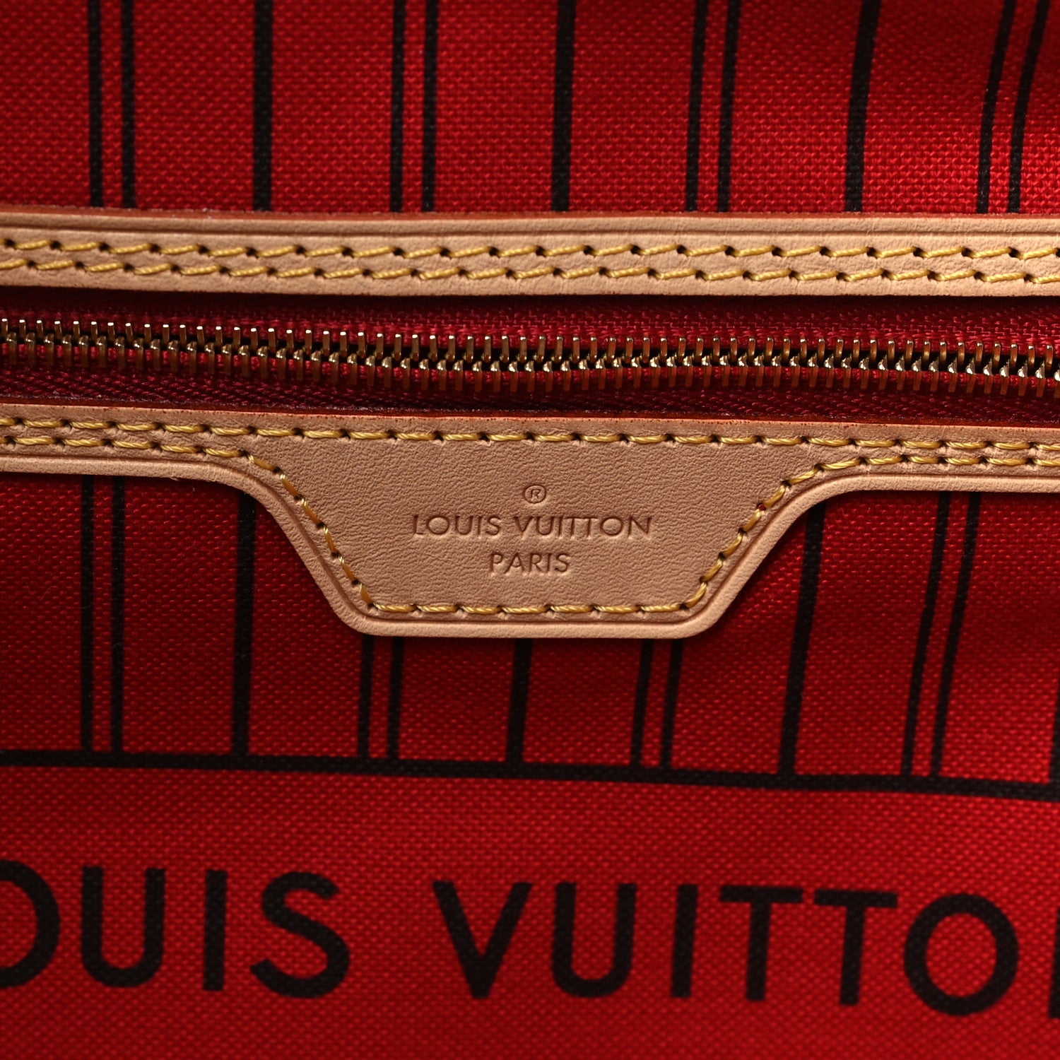 Louis Vuitton Monogram Neo Neverfull MM Cherry 7 of 9