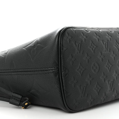 Louis Vuitton Empreinte Monogram Giant Neverfull MM Black 9 of 11