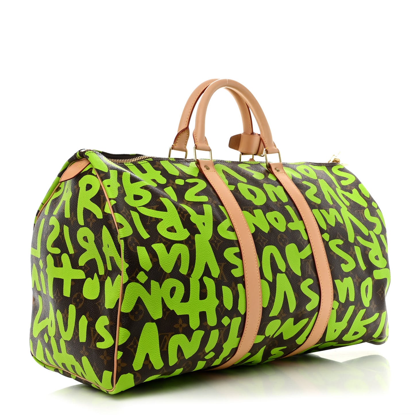 Monogram Graffiti Keepall 50 Green