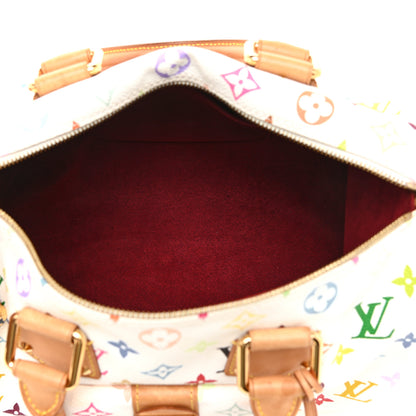 Louis Vuitton Monogram Multicolor Speedy 30 White 5 of 21